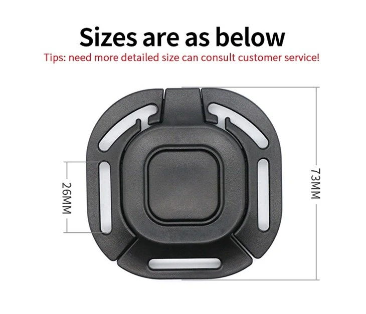 Square Five Point Stroller Buckle
